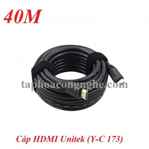 Unitek 97988 Y-C173 4k chuẩn 1.4 40M Ultra HD Màu Đen Cáp HDMI có IC khuếch đại chống nhiễu 30097988